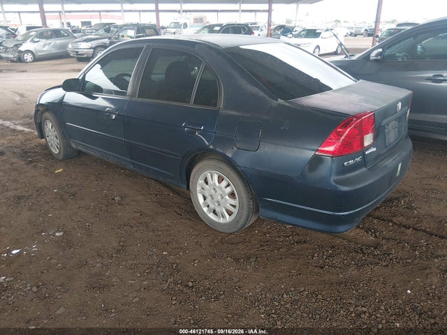 46121745 :رقم المزاد ، 2HGES16594H513033 vin ، 2004 Honda Civic Lx مزاد بيع