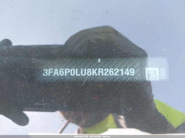Aukcja sprzedaży 2019 Ford Fusion Hybrid Se, vin: 3FA6P0LU8KR262149, numer aukcji: 46121758