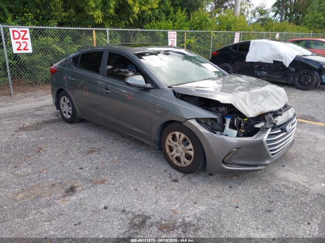 2018 Hyundai Elantra Value Edition მანქანა იყიდება აუქციონზე, vin: 5NPD84LF5JH275725, აუქციონის ნომერი: 46121870