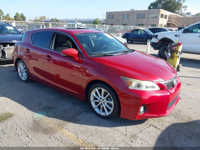 2012 Lexus Ct 200h Premium მანქანა იყიდება აუქციონზე, vin: JTHKD5BH6C2092106, აუქციონის ნომერი: 46121880