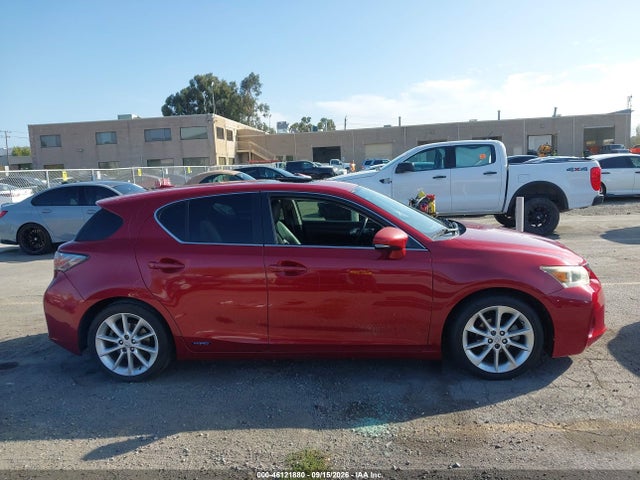 46121880 :رقم المزاد ، JTHKD5BH6C2092106 vin ، 2012 Lexus Ct 200h Premium مزاد بيع