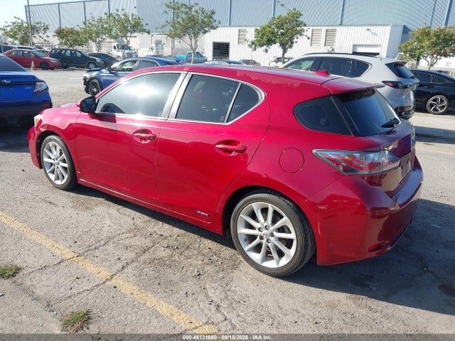 46121880 :رقم المزاد ، JTHKD5BH6C2092106 vin ، 2012 Lexus Ct 200h Premium مزاد بيع