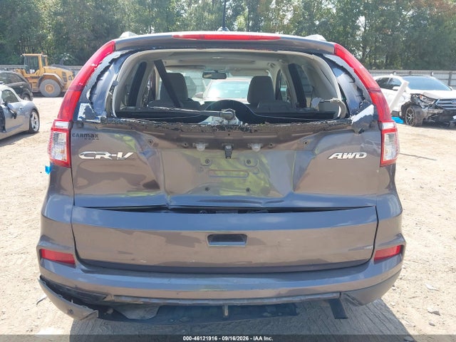 2015 Honda Cr-v Ex-l მანქანა იყიდება აუქციონზე, vin: 5J6RM4H72FL101949, აუქციონის ნომერი: 46121916
