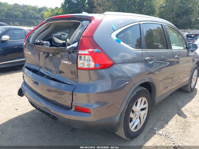 2015 Honda Cr-v Ex-l მანქანა იყიდება აუქციონზე, vin: 5J6RM4H72FL101949, აუქციონის ნომერი: 46121916