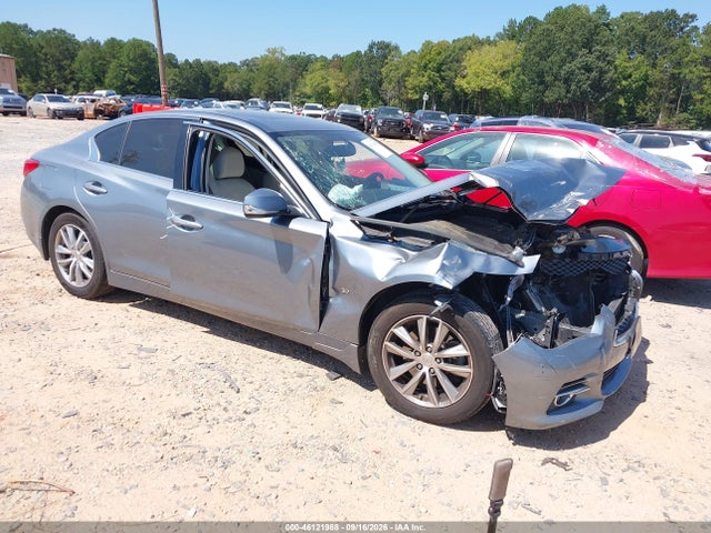 2014 Infiniti Q50 Premium მანქანა იყიდება აუქციონზე, vin: JN1BV7AR9EM693735, აუქციონის ნომერი: 46121988