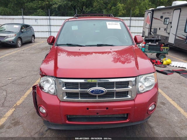 46122003 :رقم المزاد ، 1FMCU0EG1CKA43581 vin ، 2012 Ford Escape Limited مزاد بيع