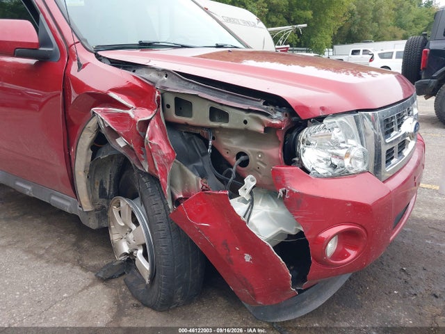 46122003 :رقم المزاد ، 1FMCU0EG1CKA43581 vin ، 2012 Ford Escape Limited مزاد بيع