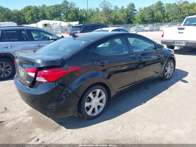 46122006 :رقم المزاد ، KMHDH4AE3DU593861 vin ، 2013 Hyundai Elantra Limited مزاد بيع