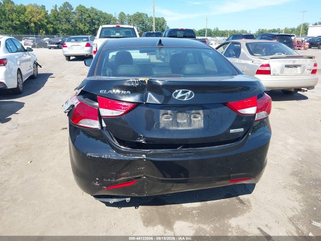 46122006 :رقم المزاد ، KMHDH4AE3DU593861 vin ، 2013 Hyundai Elantra Limited مزاد بيع