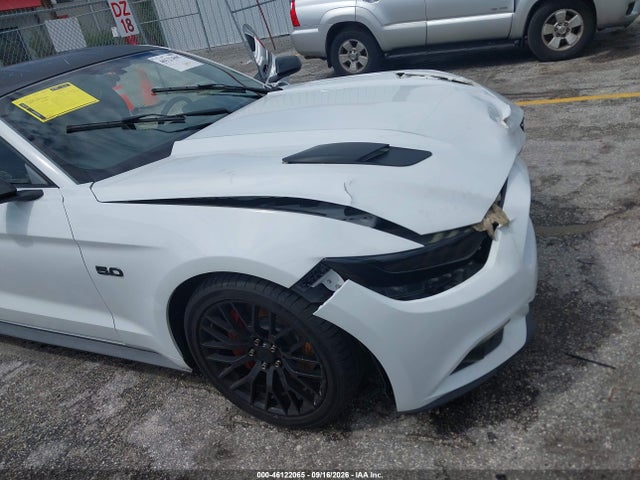 46122065 :رقم المزاد ، 1FA6P8CF5F5423579 vin ، 2015 Ford Mustang Gt/gt Premium مزاد بيع