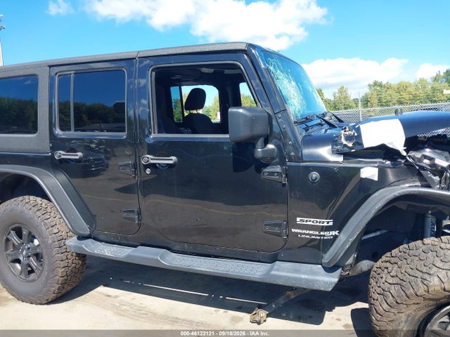 46122121 :رقم المزاد ، 1C4BJWDG0JL804279 vin ، 2018 Jeep Wrangler Jk Unlimited Sport S 4x4 مزاد بيع