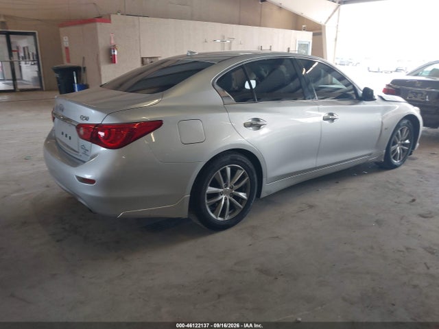 2015 Infiniti Q50 Premium მანქანა იყიდება აუქციონზე, vin: JN1BV7AR5FM404576, აუქციონის ნომერი: 46122137