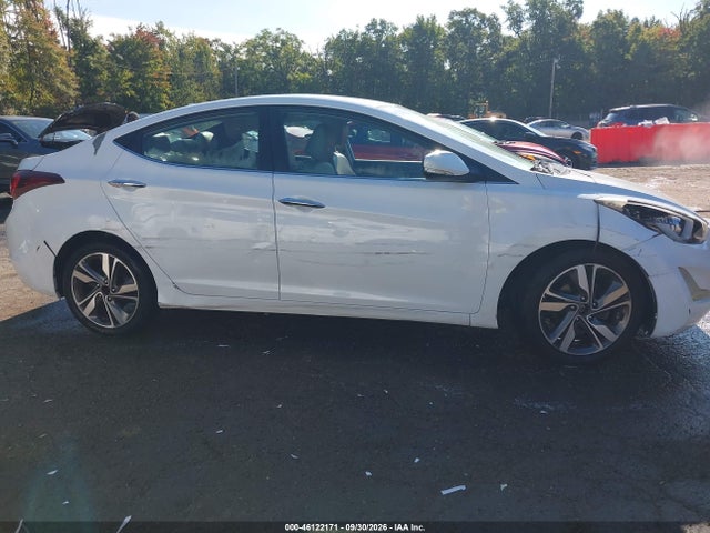 Продаж на аукціоні авто 2014 Hyundai Elantra Limited, vin: 5NPDH4AE6EH460222, номер лоту: 46122171