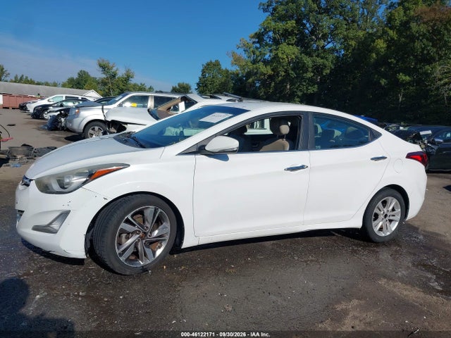 Продаж на аукціоні авто 2014 Hyundai Elantra Limited, vin: 5NPDH4AE6EH460222, номер лоту: 46122171