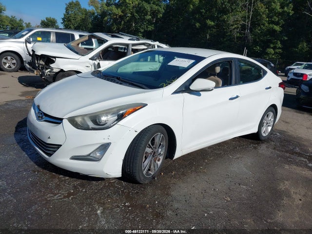 Продаж на аукціоні авто 2014 Hyundai Elantra Limited, vin: 5NPDH4AE6EH460222, номер лоту: 46122171
