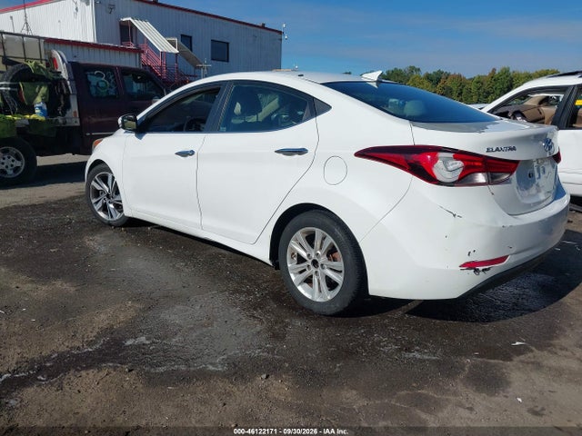 Продаж на аукціоні авто 2014 Hyundai Elantra Limited, vin: 5NPDH4AE6EH460222, номер лоту: 46122171