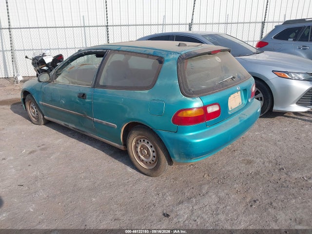 46122193 :رقم المزاد ، 2HGEH2364PH512930 vin ، 1993 Honda Civic Dx مزاد بيع