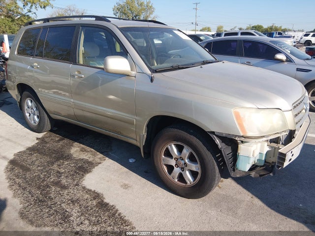 Продаж на аукціоні авто 2003 Toyota Highlander V6, vin: JTEGF21A030078987, номер лоту: 46122277