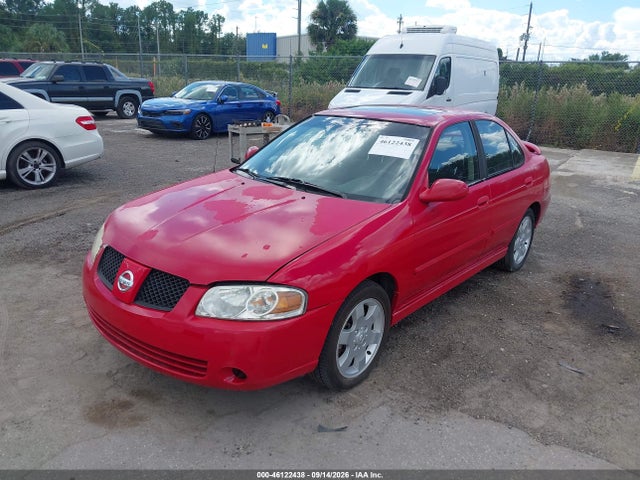 2005 Nissan Sentra Se-r მანქანა იყიდება აუქციონზე, vin: 3N1AB51D55L537800, აუქციონის ნომერი: 46122438