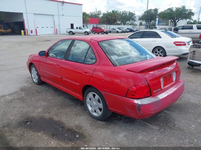 2005 Nissan Sentra Se-r მანქანა იყიდება აუქციონზე, vin: 3N1AB51D55L537800, აუქციონის ნომერი: 46122438