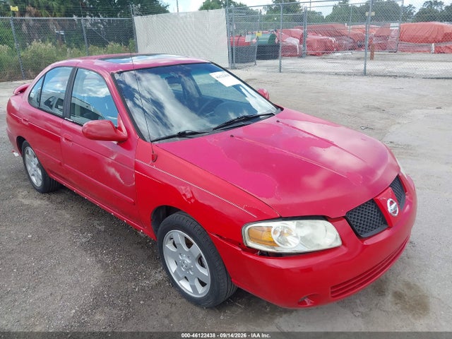 2005 Nissan Sentra Se-r მანქანა იყიდება აუქციონზე, vin: 3N1AB51D55L537800, აუქციონის ნომერი: 46122438