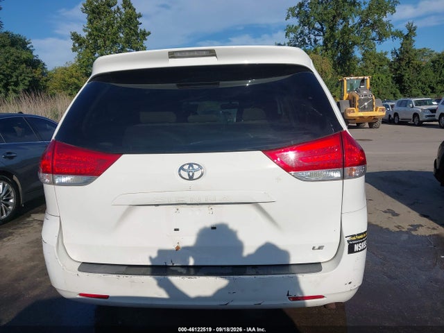 Продажа на аукционе авто 2011 Toyota Sienna Le V6, vin: 5TDKK3DC6BS009021, номер лота: 46122519
