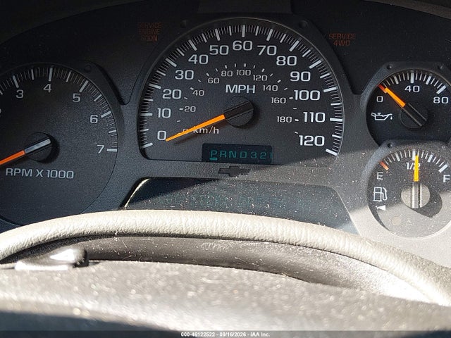2002 Chevrolet Trailblazer Ltz მანქანა იყიდება აუქციონზე, vin: 1GNDT13S822305224, აუქციონის ნომერი: 46122522