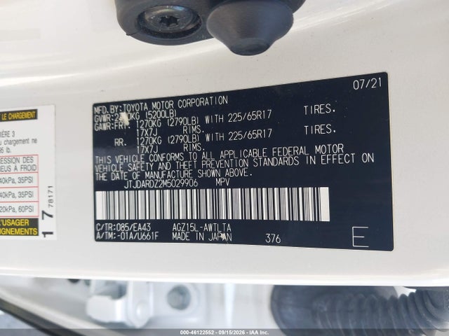 Lexus NX 300 2021 JTJDARDZ2M5029906 Image 9