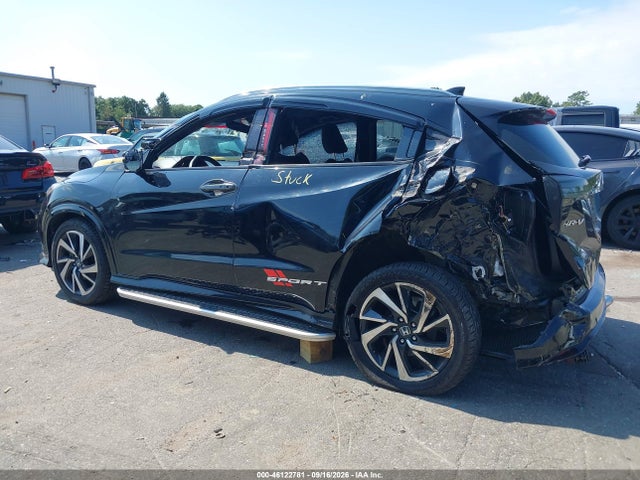 Продаж на аукціоні авто 2019 Honda Hr-v Sport, vin: 3CZRU6H19KM738014, номер лоту: 46122781