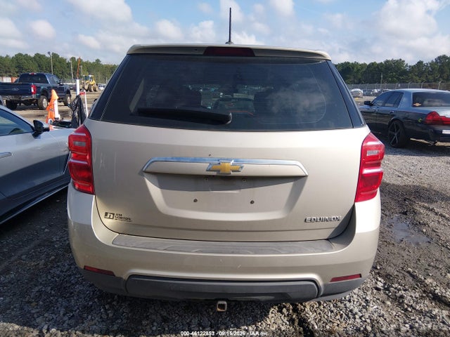 46122853 :رقم المزاد ، 2GNALBEK9G1188668 vin ، 2016 Chevrolet Equinox Ls مزاد بيع