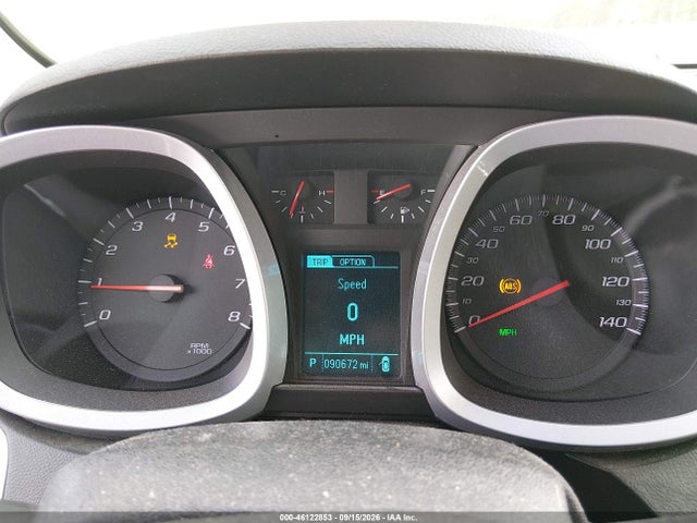 46122853 :رقم المزاد ، 2GNALBEK9G1188668 vin ، 2016 Chevrolet Equinox Ls مزاد بيع