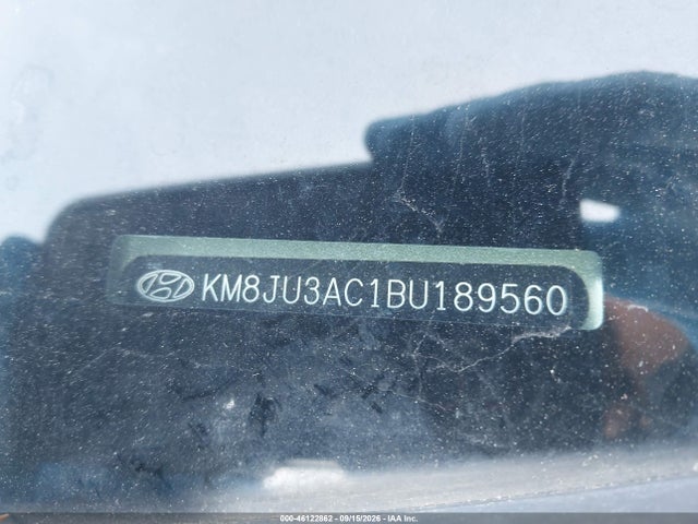 2011 Hyundai Tucson Gls მანქანა იყიდება აუქციონზე, vin: KM8JU3AC1BU189560, აუქციონის ნომერი: 46122862
