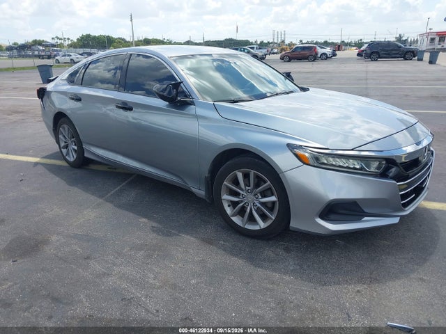 46122934 :رقم المزاد ، 1HGCV1F19MA106159 vin ، 2021 Honda Accord Lx مزاد بيع