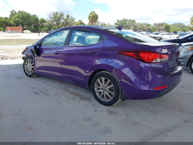 Auction sale of the 2015 Hyundai Elantra Se, vin: 5NPDH4AE6FH585903, lot number: 46122949