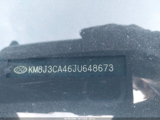 Aukcja sprzedaży 2018 Hyundai Tucson Sel, vin: KM8J3CA46JU648673, numer aukcji: 46123000
