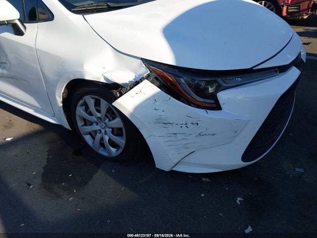 46123197 :رقم المزاد ، JTDEPRAE0LJ082312 vin ، 2020 Toyota Corolla Le مزاد بيع
