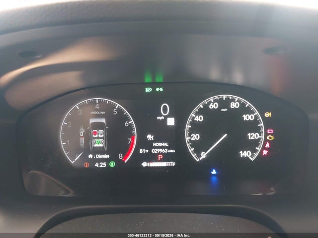 2025 Honda Hr-v 2wd Ex-l მანქანა იყიდება აუქციონზე, vin: 3CZRZ1H78SM719382, აუქციონის ნომერი: 46123212
