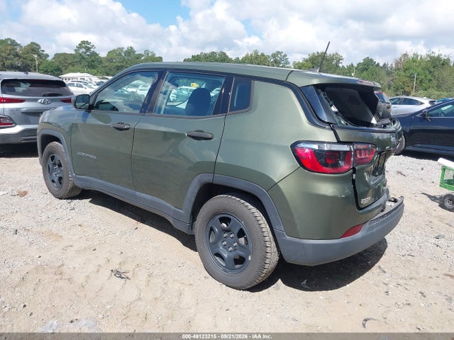 Продажа на аукционе авто 2021 Jeep Compass Sport Fwd, vin: 3C4NJCAB1MT523038, номер лота: 46123215