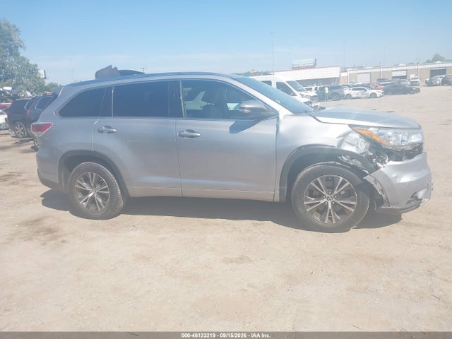 46123219 :رقم المزاد ، 5TDKKRFH0GS132509 vin ، 2016 Toyota Highlander Xle V6 مزاد بيع