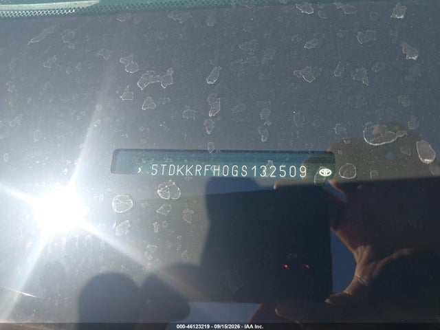 46123219 :رقم المزاد ، 5TDKKRFH0GS132509 vin ، 2016 Toyota Highlander Xle V6 مزاد بيع