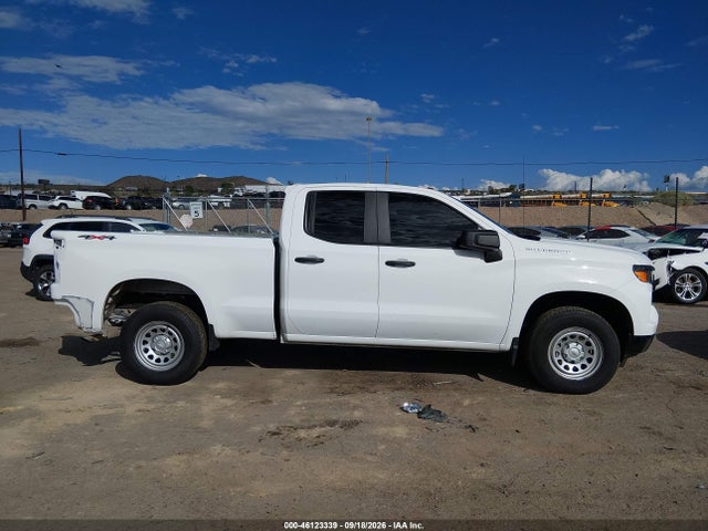 2024 Chevrolet Silverado 1500 4wd  Standard Bed Wt მანქანა იყიდება აუქციონზე, vin: 1GCRDAED3RZ277506, აუქციონის ნომერი: 46123339