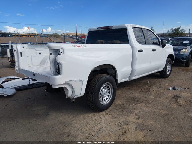 2024 Chevrolet Silverado 1500 4wd  Standard Bed Wt მანქანა იყიდება აუქციონზე, vin: 1GCRDAED3RZ277506, აუქციონის ნომერი: 46123339