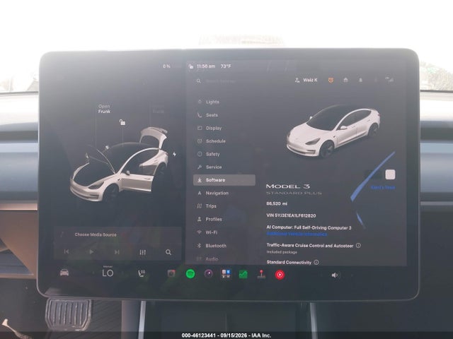 5YJ3E1EA1LF612820 Tesla Model 3 Standard Range Plus Rear-wheel Drive/standard Range Rear-wheel Drive