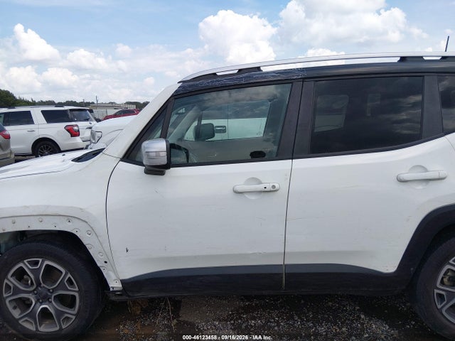 2018 Jeep Renegade Limited Fwd მანქანა იყიდება აუქციონზე, vin: ZACCJADB1JPG97962, აუქციონის ნომერი: 46123458