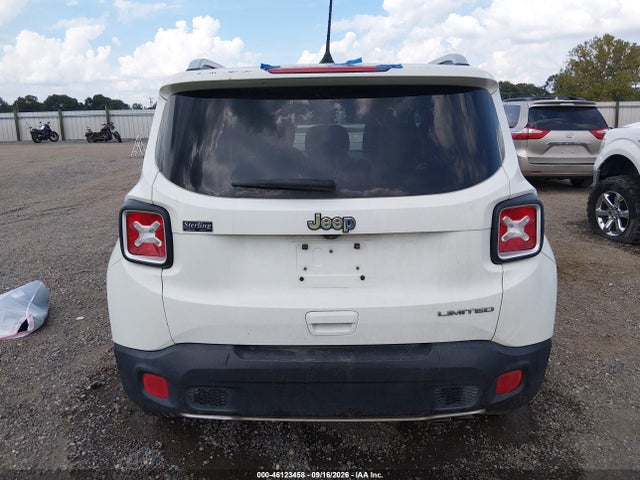 2018 Jeep Renegade Limited Fwd მანქანა იყიდება აუქციონზე, vin: ZACCJADB1JPG97962, აუქციონის ნომერი: 46123458
