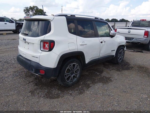 2018 Jeep Renegade Limited Fwd მანქანა იყიდება აუქციონზე, vin: ZACCJADB1JPG97962, აუქციონის ნომერი: 46123458