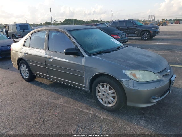 Auction sale of the 2005 Honda Civic Lx, vin: 2HGES16505H633353, lot number: 46123482