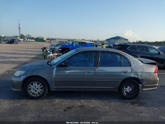 Aukcja sprzedaży 2005 Honda Civic Lx, vin: 2HGES16505H633353, numer aukcji: 46123482