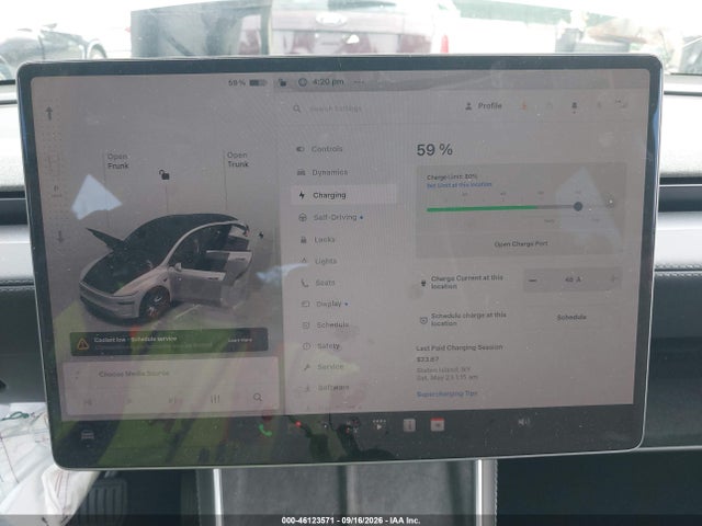 Продаж на аукціоні авто 2026 Tesla Model Y All-wheel Drive/long Range Launch Series/premium All-wheel Drive, vin: 7SAYGDEE2TA499917, номер лоту: 46123571