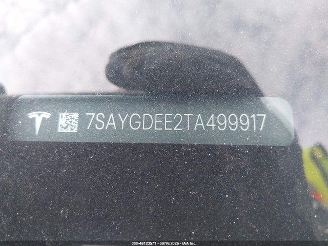 Продаж на аукціоні авто 2026 Tesla Model Y All-wheel Drive/long Range Launch Series/premium All-wheel Drive, vin: 7SAYGDEE2TA499917, номер лоту: 46123571